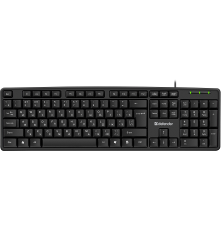 Клавиатура проводная Defender Element HB-520, черный,полноразмерная, USB