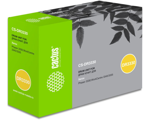 Драм-юнит Cactus CS-DR3330 101R00555 для Xerox Phaser 3330/WC 3345/3335 (30000 стр.) Драм-юнит Cactus CS-DR3330 101R00555 для Xerox Phaser 3330/WC 3345/3335 (30000 стр.)