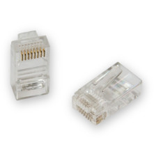 Коннектор RJ-45, 5e, UTP, 8p8c позолоченные контакты (100 шт/упаковка)