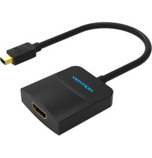 Адаптер-переходник Vention mini DisplayPort 20M > HDMI F, чёрный