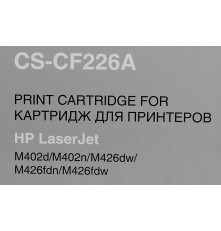 Картридж лазерный Cactus CS-CF226A CF226A для HP LJ Pro MFP M426dw/M426fdw/M426fdn/M402dn/M402n/M402d/M402dw, черный (3100 стр.)