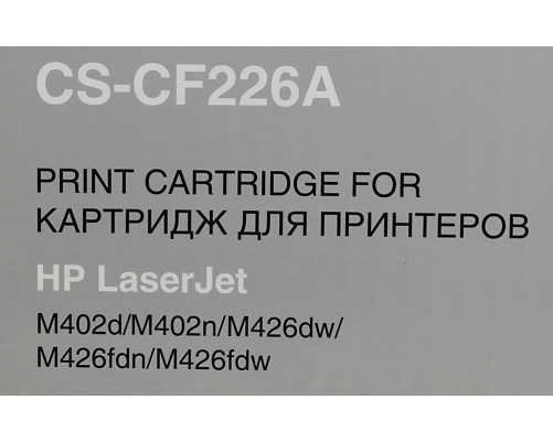 Картридж лазерный Cactus CS-CF226A CF226A для HP LJ Pro MFP M426dw/M426fdw/M426fdn/M402dn/M402n/M402d/M402dw, черный (3100 стр.) Картридж лазерный Cactus CS-CF226A CF226A для HP LJ Pro MFP M426dw/M426fdw/M426fdn/M402dn/M402n/M402d/M402dw, черный (3100 стр.)