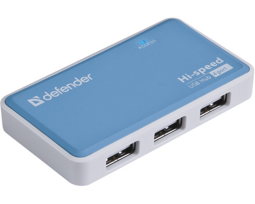 USB разветвитель Defender Quadro Power USB2.0, 4порта, блок питания2A USB разветвитель Defender Quadro Power USB2.0, 4порта, блок питания2A
