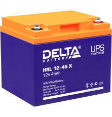Аккумулятор свинцово-кислотный DELTA HRL 12-45 X, 12В/45Ач