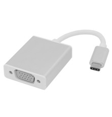 Переходник Greenline GCR-UTC2VGA, USB TypeC-VGA 15F
