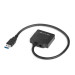 Конвертер переходник Greenconnect GC- U32ST, USB 3.0-SATA поддержка 2,5"/3,5"