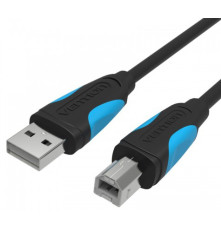 Кабель Vention USB 2.0 AM/BM  - 5м. Черный