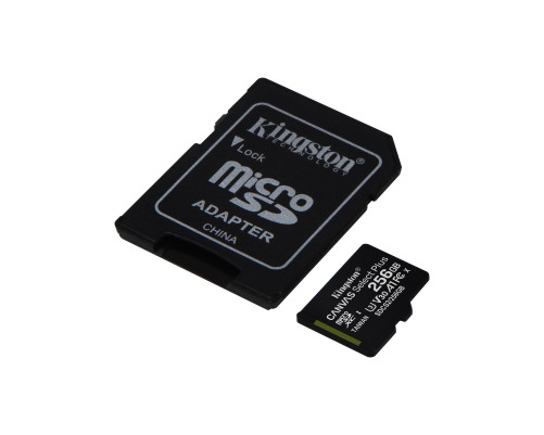 Карта памяти Kingston 256GB microSDXC Canvas Select Plus 100R A1 C10 Card + Adapter Карта памяти Kingston 256GB microSDXC Canvas Select Plus 100R A1 C10 Card + Adapter