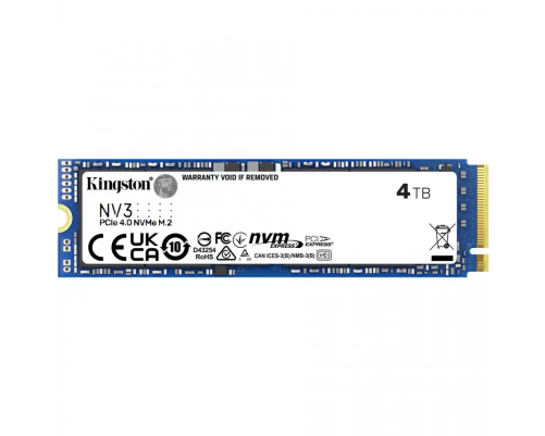Твердотельный накопитель Kingston NV3, 4TB, M.2(22x80mm)