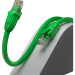 Патч-корд прямой 20.0m UTP кат.6, зеленый, 24 AWG, ethernet high speed, RJ45, T568B, GCR-52394