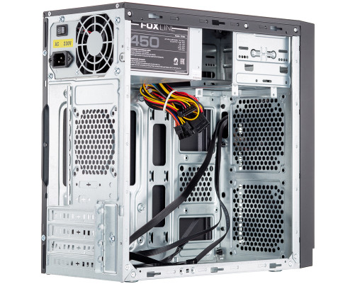 Корпус 450 Вт Foxline FL-702, mATX, 1x5.25EXT, 1x3.5EXT, 2x3.5INT, 2xUSB3.0, HDA, wo FAN, w450W ATX PSU, w1.2m EU pwr cord Корпус 450 Вт Foxline FL-702, mATX, 1x5.25EXT, 1x3.5EXT, 2x3.5INT, 2xUSB3.0, HDA, wo FAN, w450W ATX PSU, w1.2m EU pwr cord
