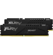 Модуль оперативной памяти Kingston 64GB FURY Beast Black XMP DDR5 5200Mhz (Kit of 2)