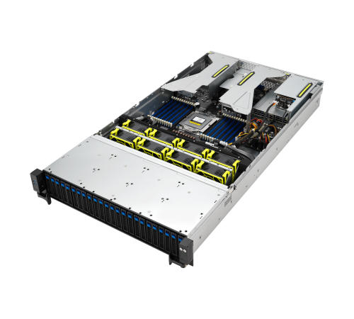 Серверная платформа/ ASUS RS520A-E12-RS24U/1G/1.6kW/16NVMe/RH/OCP/GPU
