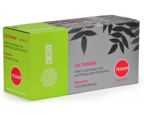 Картридж Cactus CS-TK560M TK-560 для Kyocera FS-C5300DN пурпурный (10000 стр.) Картридж Cactus CS-TK560M TK-560 для Kyocera FS-C5300DN пурпурный (10000 стр.)