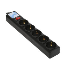 Сетевой фильтр Power Cube 1,9м д/подкл. к UPS(C14) 5 роз., 10А чёрный/граффит