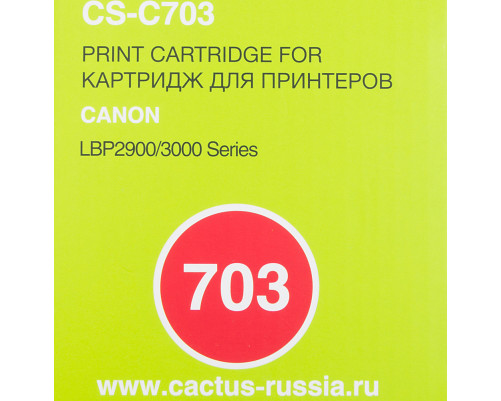 Картридж Cactus CS-C703 703 для Canon LBP2900/3000Series (2000 стр.)
