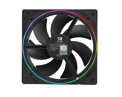 Вентилятор для корпуса Thermalright TL-S12, черный Вентилятор для корпуса Thermalright TL-S12, черный