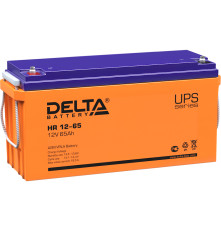 Аккумулятор свинцово-кислотный DELTA HR 12-65, 12В/65Ач
