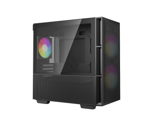 Корпус ПК без блока питания/ Deepcool Case CH360 Digital, 1xUSB3.0, 1xType-C, 2x140ARGB fan, 1x120ARGB fan, mATX, Digital display, Black Корпус ПК без блока питания/ Deepcool Case CH360 Digital, 1xUSB3.0, 1xType-C, 2x140ARGB fan, 1x120ARGB fan, mATX, Digital display, Black