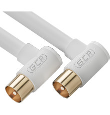 Кабель 2 м антенный TV M угловой/TV M угловой, GCR-52333