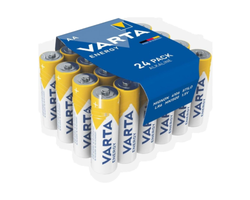 Элемент питания Varta ENERGY LR6 AA BOX24 Alkaline 1.5V (4106) (24 шт.) Элемент питания Varta ENERGY LR6 AA BOX24 Alkaline 1.5V (4106) (24 шт.)