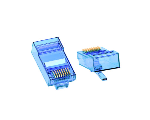 Коннектор цветной RJ-45 cat.5e UTP Male, 8p8c 15 шт (3 цвета по 5 шт), GCR-51802 Коннектор цветной RJ-45 cat.5e UTP Male, 8p8c 15 шт (3 цвета по 5 шт), GCR-51802