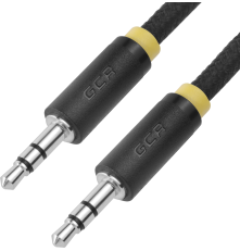 Кабель jack 3,5mm/jack 3,5mm, 0.5 м, черный, ультрагибкий, 28 AWG, M/M, экран, стерео
