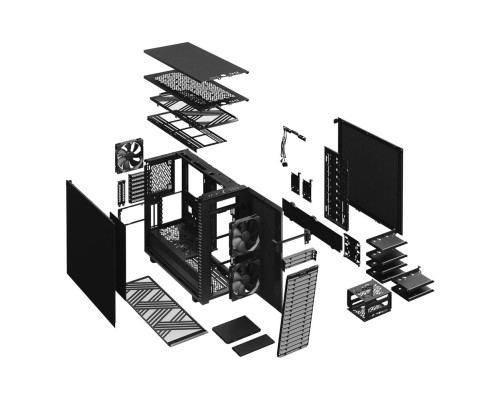 Корпус Fractal Design Define 7 Solid, черный Корпус Fractal Design Define 7 Solid, черный