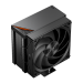 Вентилятор для процессора PCCooler RZ500 BK (250W, 4-pin PWM, 155mm, Al/Cu, 5x6mm, 1x120mm, 86.73CFM, 32dBA, 2200RPM, S: 1851/1700/1200/115X, AM5/AM4, black)