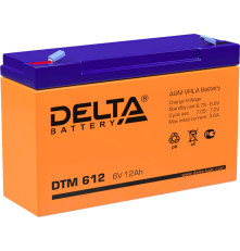 Аккумулятор свинцово-кислотный DELTA DTM 612, 6В/12Ач

