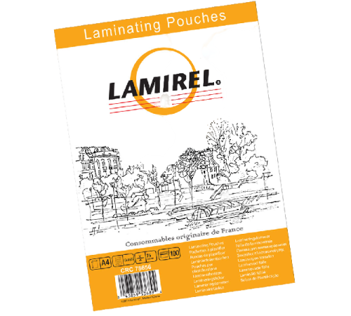 Пленка для ламинирования  Lamirel А4, 75мкм, 100 шт.