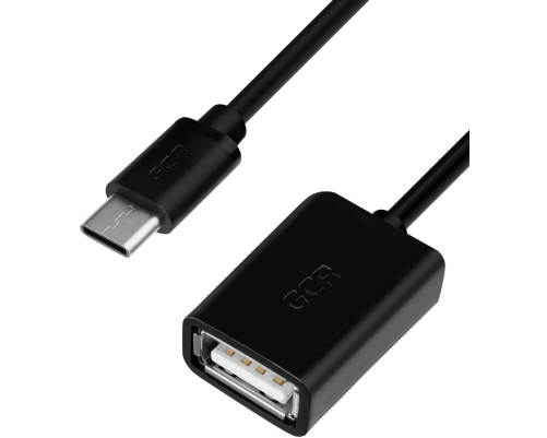 Кабель-адаптер OTG USB 2.0, CM/AF, 0.5 м, черный, 28/28 AWG, экран, армированный, морозостойкий Кабель-адаптер OTG USB 2.0, CM/AF, 0.5 м, черный, 28/28 AWG, экран, армированный, морозостойкий