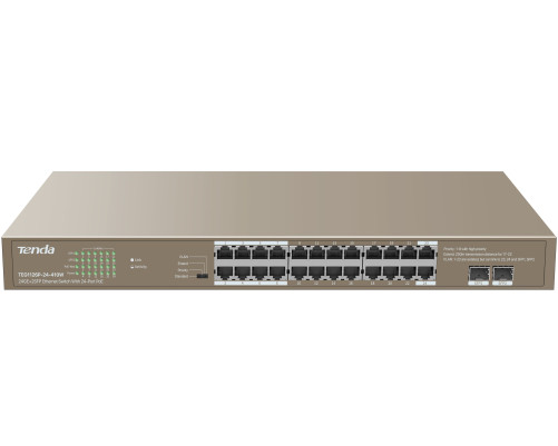 Коммутатор Tenda TEG1126P-24-410W Коммутатор Tenda TEG1126P-24-410W
