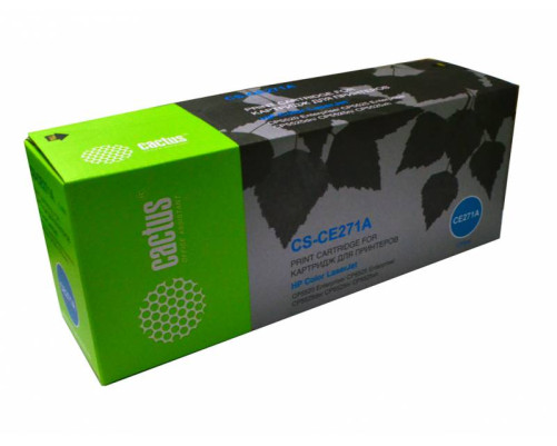 Картридж Cactus CS-CE271A CE271A для HP LJ Ent CP5525, голубой (15000 стр.) Картридж Cactus CS-CE271A CE271A для HP LJ Ent CP5525, голубой (15000 стр.)