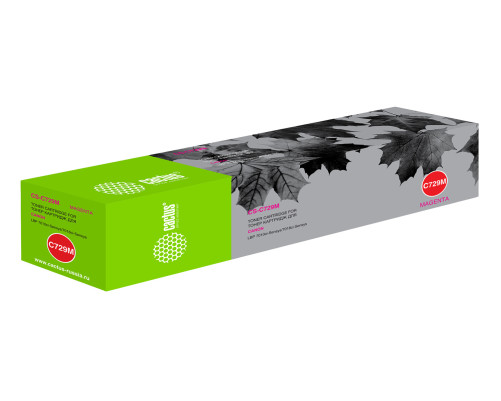 Картридж Cactus CS-C729M 729 M для Canon i-SENSYS LBP-7010C/ LBP-7018C пурпурный (1000 стр.)