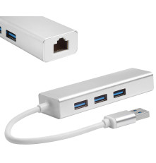 USB Разветвитель/сетевая карта внешняя Greenconnect GCR-AP05
