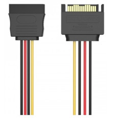 Кабель питания Vention SATA 15 pin M/SATA 15 pin F - 0.3м.