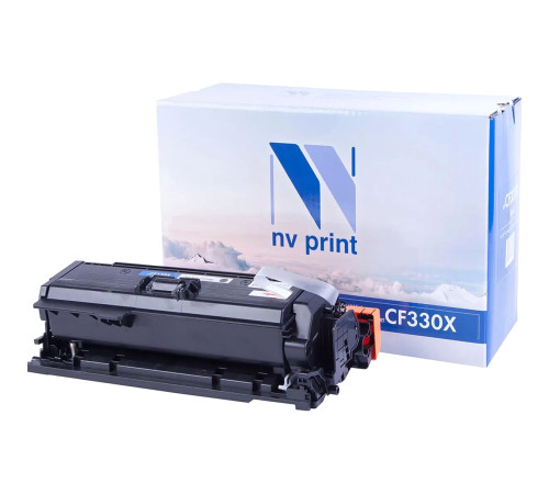 Тонер-картридж NVP NV-CF330X для HP Color LaserJet M651dn/M651n/M651xh, черный (20500 стр.)