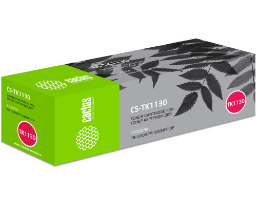 Картридж лазерный Cactus CS-TK1130 TK-1130 для Kyocera FS-1030/1130 (3000 стр.) Картридж лазерный Cactus CS-TK1130 TK-1130 для Kyocera FS-1030/1130 (3000 стр.)