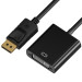 Переходник 0.20m Active DisplayPort/DVI v1.2 20M/25+4F + DAC (видео чип конвертера)  GCR-ADP2MDVI, черный