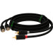 Кабель 2хRCA/2хRCA , 1.5 м, черный, GCR-53109