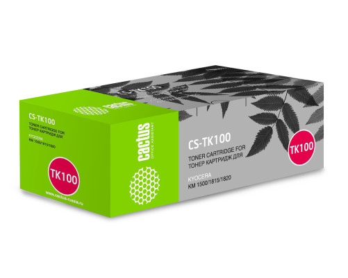 Картридж лазерный Cactus CS-TK100 TK-100 для Kyocera Mita KM-1500 (6000 стр.) Картридж лазерный Cactus CS-TK100 TK-100 для Kyocera Mita KM-1500 (6000 стр.)