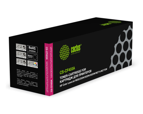 Картридж лазерный Cactus CS-CF403A CF403A для HP CLJ M252/252N/252DN/252DW/M277, пурпурный (1400 стр.) Картридж лазерный Cactus CS-CF403A CF403A для HP CLJ M252/252N/252DN/252DW/M277, пурпурный (1400 стр.)