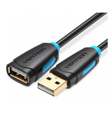 Кабель-удлинитель Vention USB 2.0 AM/AF - 2м Черный
