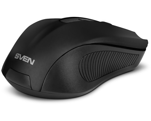 Мышь беспроводная SVEN RX-350W, 6 кнопок, 600-1400 dpi, SoftTouch, черный