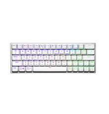 Клавиатура проводная игровая Cooler Master SK622, USB-A, Bluetooth, серебристый/белый