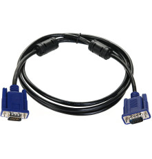 Кабель SVGA (15M)-SVGA (15M), 1.8 м, ферритовые кольца, черный, TV-COM <qcg120h-1.8m>