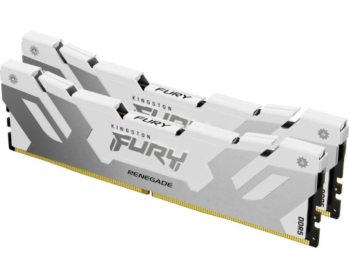 Модуль оперативной памяти Kingston 32GB DDR5-6800 (Kit of 2) FURY Renegade White XMP KF568C36RWK2-32 Модуль оперативной памяти Kingston 32GB DDR5-6800 (Kit of 2) FURY Renegade White XMP KF568C36RWK2-32