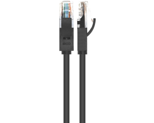 Патч-корд прямой UTP кат.5e, 15 м, черный, 24 AWG, GCR-LNC06-15.0m
