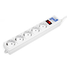 Сетевой фильтр Power Cube B 3.0 м 5 розеток (белый) 10А/2,2кВт